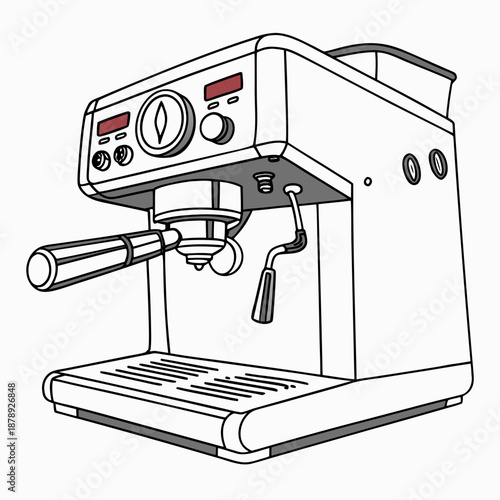 Modern espresso machine