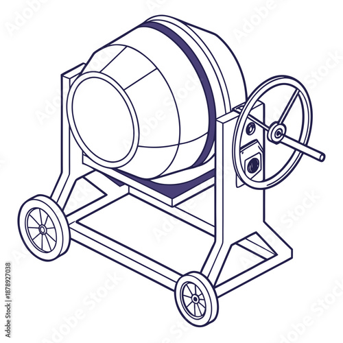 Concrete mixer machine