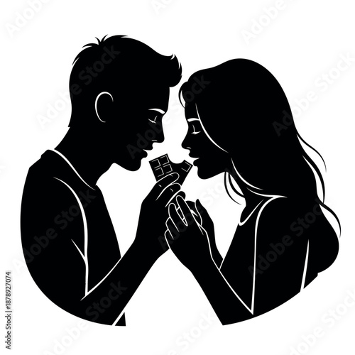 Romantic Couple Love Silhouette