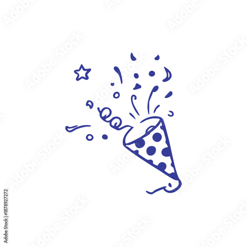 Party Popper Illustration