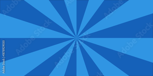 Sun ray vector background radial sunrise or sunset light retro design. Vintage background for comic superhero text, speech bubble, message. Spiral radial striped backdrop design. Vintage beam sunburst