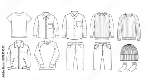 Essential winter wardrobe collection