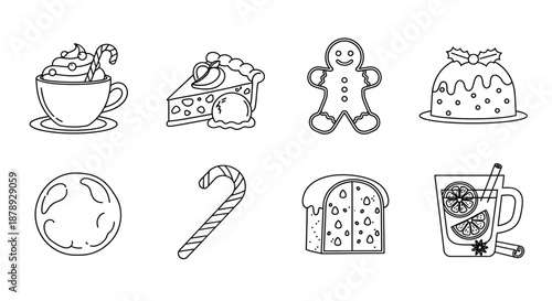 Holiday treats and decorations