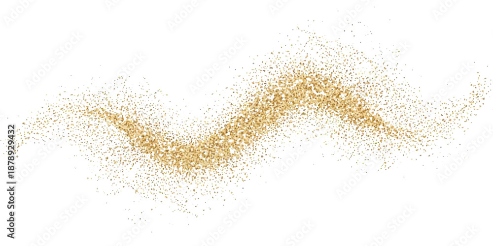 Fototapeta premium Vector gold sparkles on transparent background. Overlay adds festive luxury and magic to seasonal or celebration design.