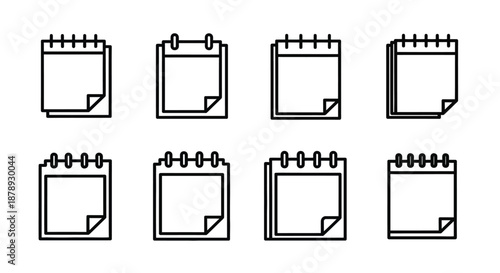 Collection of calendar icons
