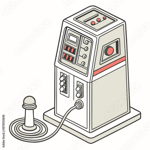 Retro arcade machine