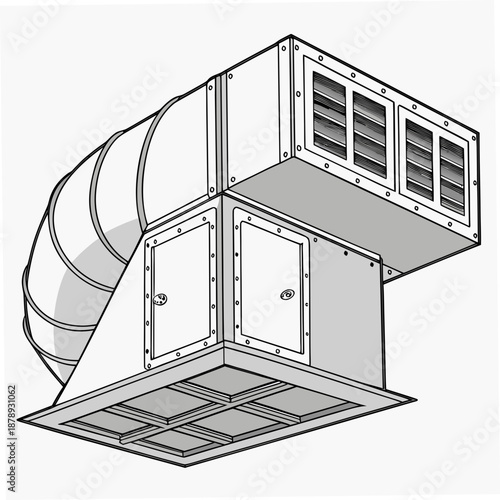 Industrial hvac unit