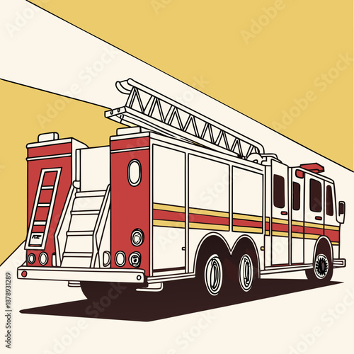 Fire truck illustration