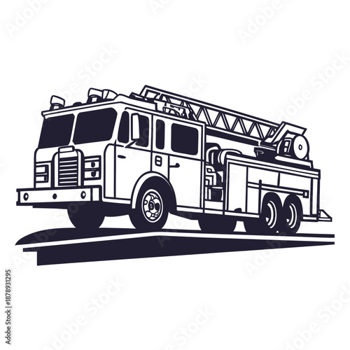 Fire truck illustration
