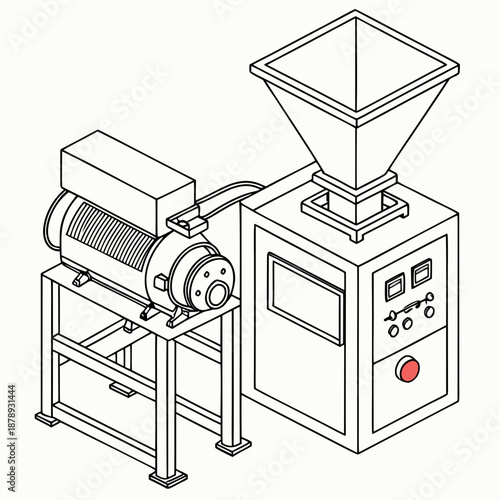 Industrial grinding machine