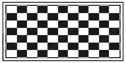 black and white chess board