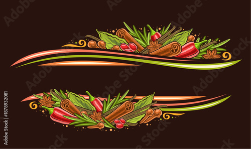 Vector Border for Spices