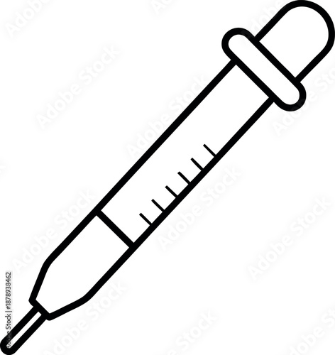 Graduated Pipette Precision Liquid Handling Icon