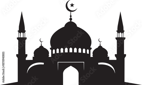 A white marble mosque in Abu Dhabi features a grand dome and minaret at night, reflecting the majestic Islamic architecture and cultural landmark style of the Taj Mahal in Agra