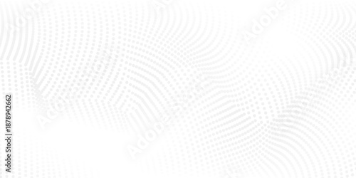 Dot white gray wave light technology texture background. Abstract big data digital concept. 3d rendering.