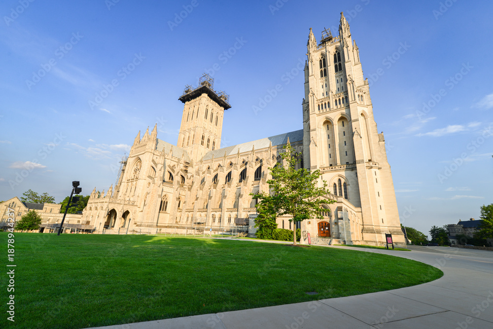 Fototapeta premium National Cathedral Building in Washington DC United States