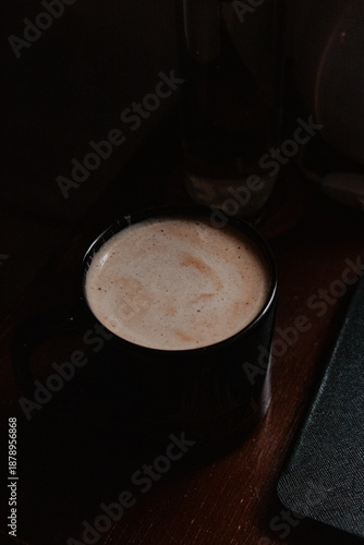 Close-up of Coffee with Frothy Top