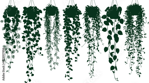 Floral tub decor inspiration with hanging plants and greenery