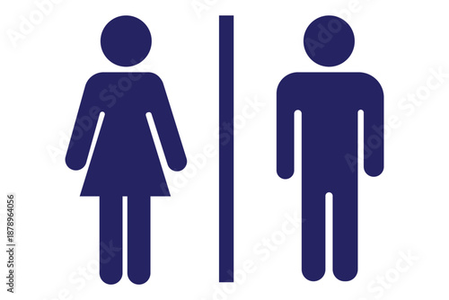 "Vector Icons Representing Male and Female Gender Symbols"