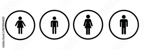 set male and female gender icon. man women arrow sign marriage couple symbol design vector illustration
