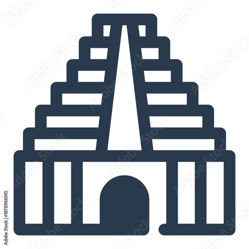 Temple Gopuram South Indian shrine entrance for Thaipusam