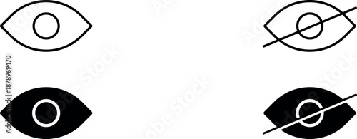 See and unsee eye icon.