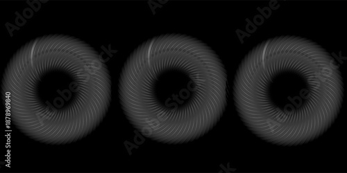 Gold, silver and bronze metal circle frames 3d vector realistic illustration. First, second and third place medals or buttons isolated on white background. Certified. Quality blank, empty badge set.