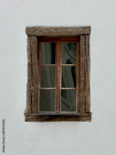 old wooden window