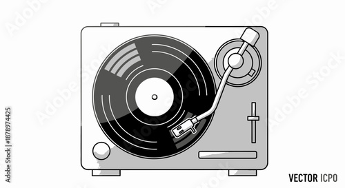 vinyl record player