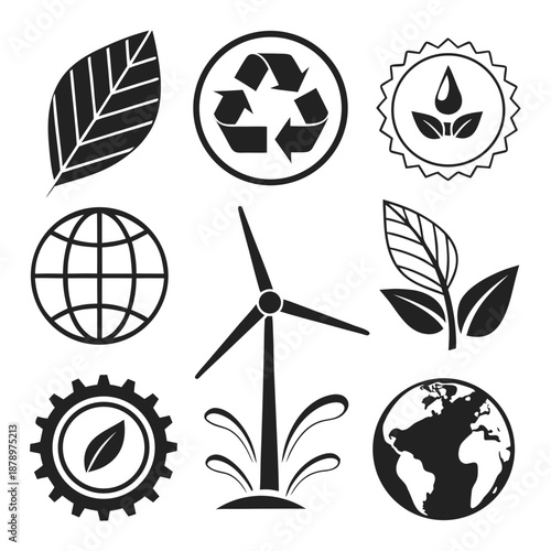 Sustainability icons