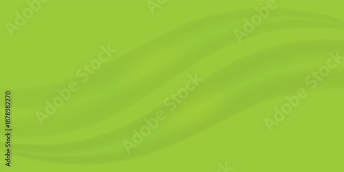 Premium green color abstract background with light green wave, Dynamic light green wave pattern, Modern flowing wavy line background