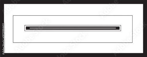 A sleek and minimalist design of a recessed linear light fixture, showcasing a modern, understated aesthetic.