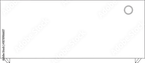 A clean, modern-looking, architectural detail design, perfect for projects. Its minimalist design and clean lines offer a versatile aesthetic, well-suited to a variety of applications.