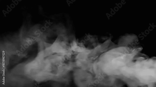 Smoke Effect on Black Screen
 