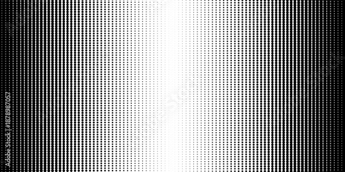 Dotted halftone gradient texture. Vanishing polka dot background. Repeating dots gradation pattern background. Black fading comic pop art overlay backdrop. Raster effect wallpaper. Vector halftone