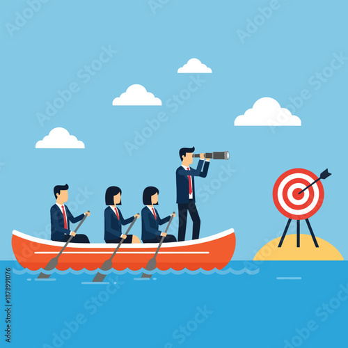 Visionary Leader Using Telescope to Find Opportunities