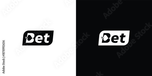 Bet Wordmark Logo Design for Gaming, Casino, and Betting Brands