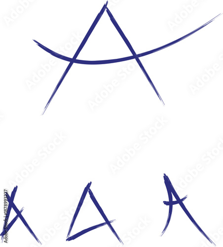 A later handwriting of a concept design