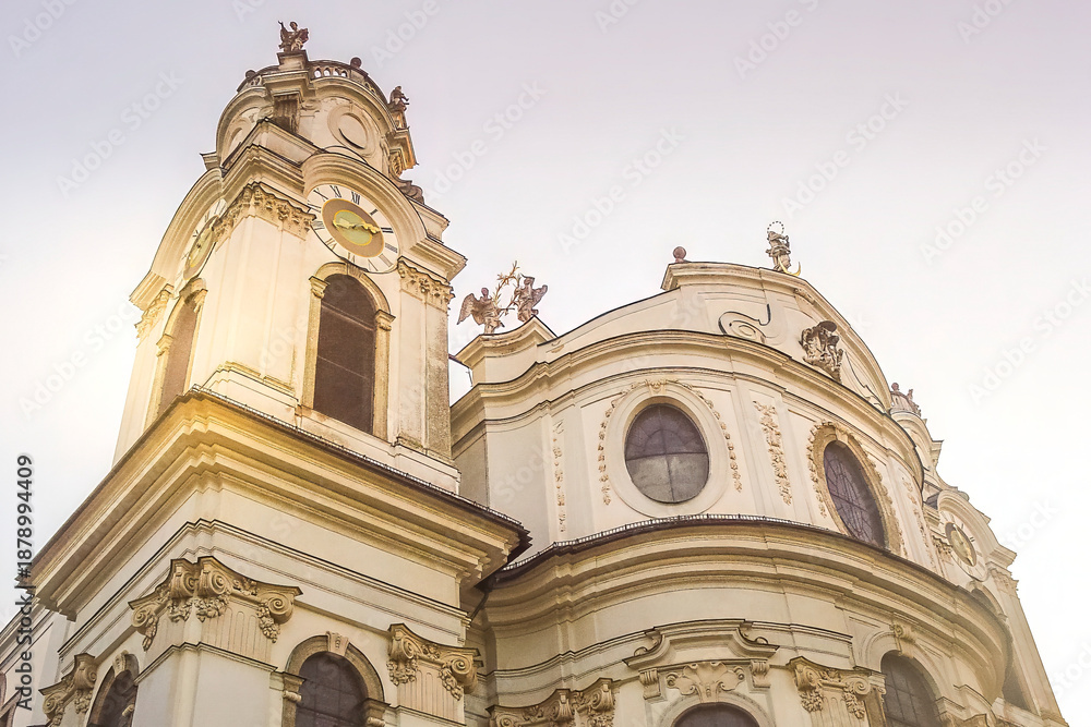 Obraz premium The Kollegienkirche (Collegiate Church) in Salzburg, Austria