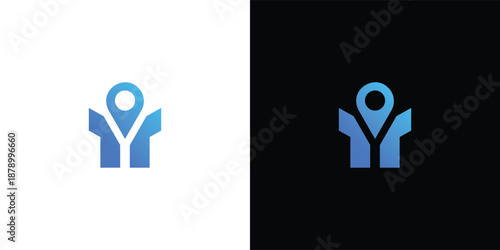 Location & Man Logo Design for Navigation, Tracking and Mobility Brands