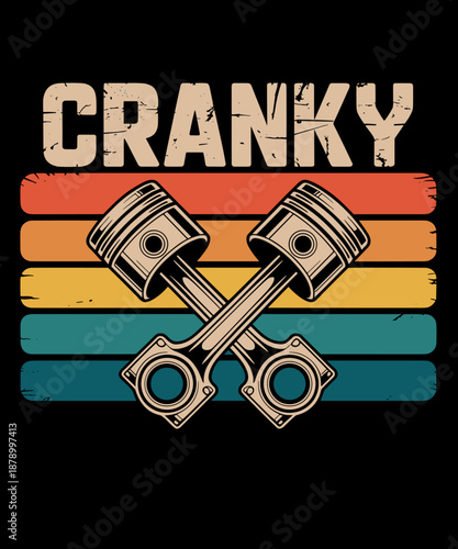 Car Engine Crankshaft Cars Lover Mechanics Father Day