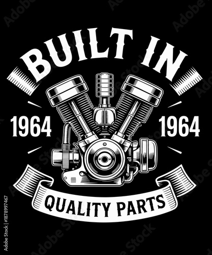 Vintage Built In 1964 Engine, Born in 1964