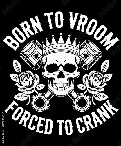 Cranky Car Engine Crankshaft Funny Car Enthusiast Engine