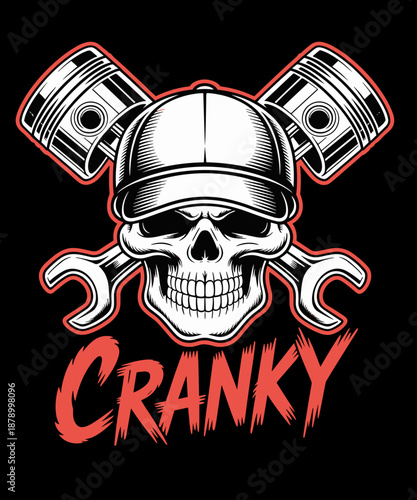 Cranky Car Engine Crankshaft Fathers Day Best Dad
