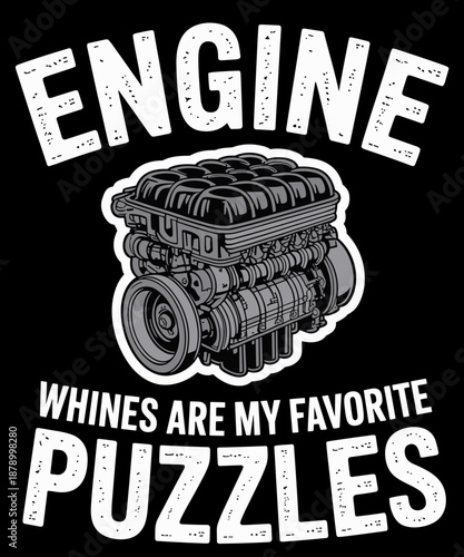 Funny Mechanic For Men Engine Block Car Auto Repair Garage