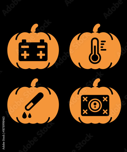 Halloween Pumpkin Car Mechanic Funny Joke Check Engine