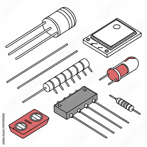 Collection of electronic components