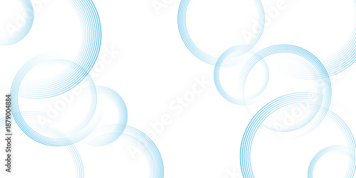 Abstract background with blue gradient circle ring. Spiral sound wave rhythm line dynamic shape. abstract background, Vector illustration design for presentation, banner, cover, poster, texture Etc.