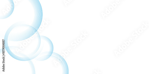 Abstract background with blue gradient circle ring. Spiral sound wave rhythm line dynamic shape. abstract background, Vector illustration design for presentation, banner, cover, poster, texture Etc.