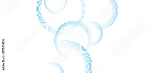 Abstract background with blue gradient circle ring. Spiral sound wave rhythm line dynamic shape. abstract background, Vector illustration design for presentation, banner, cover, poster, texture Etc.